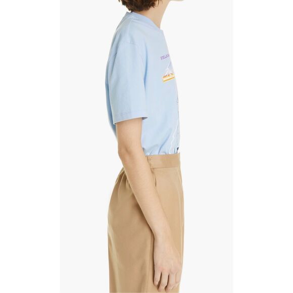 NWT Stella McCartney Eco hero graphic tee  Size 38 - Picture 3 of 9